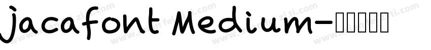 jacafont Medium字体转换